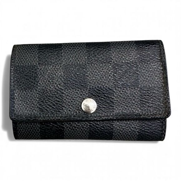 Louis Vuitton Damier Graphite 6-Ring Key Holder w/ Box & Dust Bag - Picture 2 of 9